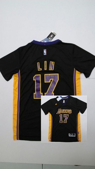 Lakers 17 Lin Black 2014-15 Pride Swingman Jerseys