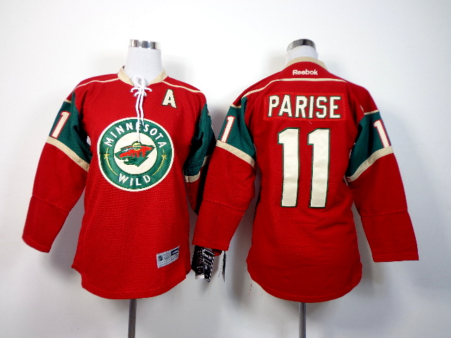 Wild 11 Parise Red Youth Jersey