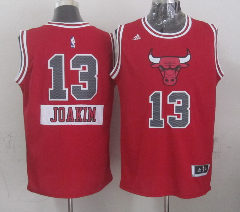 Bulls 13 Joakim Noah Red 2014-15 Christmas Day Swingman Jerseys