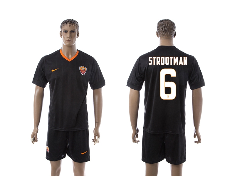 2014-15 Roma 6 Strootman Third Away Jerseys