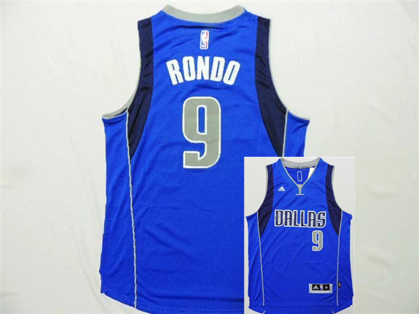 Mavericks 9 Rondo Blue New Revolution 30 Jerseys