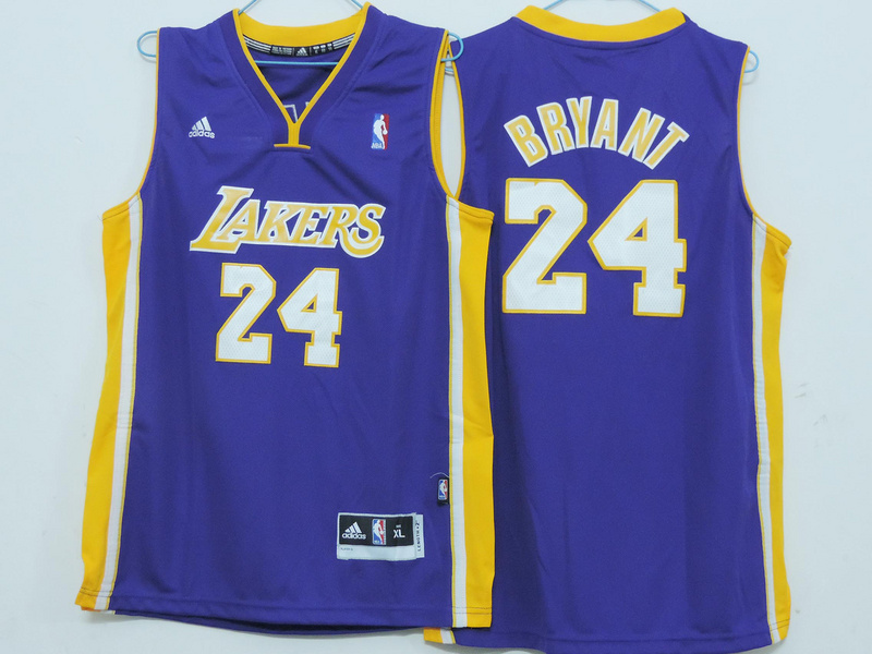 Lakers 24 Bryant Purple Youth Jersey Lakers 24 Bryant Purple Youth Jersey