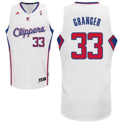 Clippers 33 Granger White New Revolution 30 Jerseys - Click Image to Close