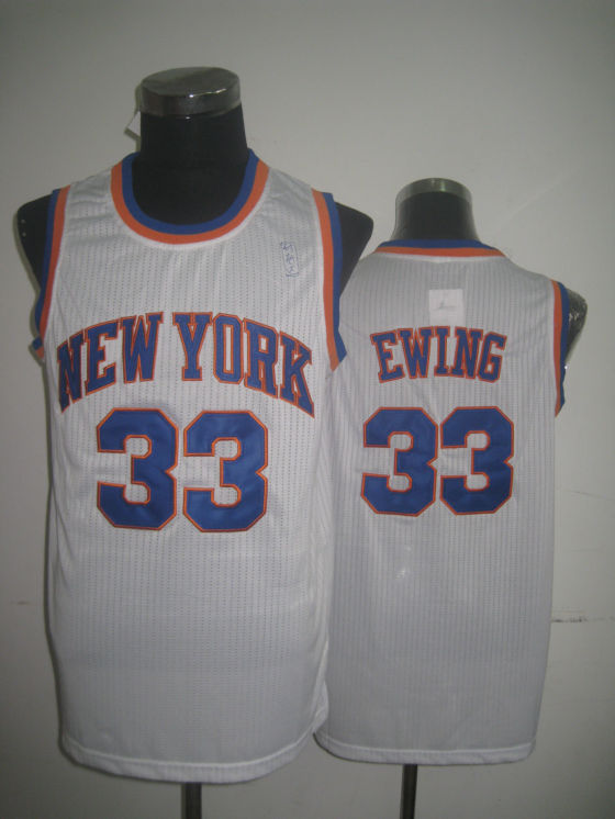 Knicks 33 Partick Ewing White Revolution 30 Jerseys