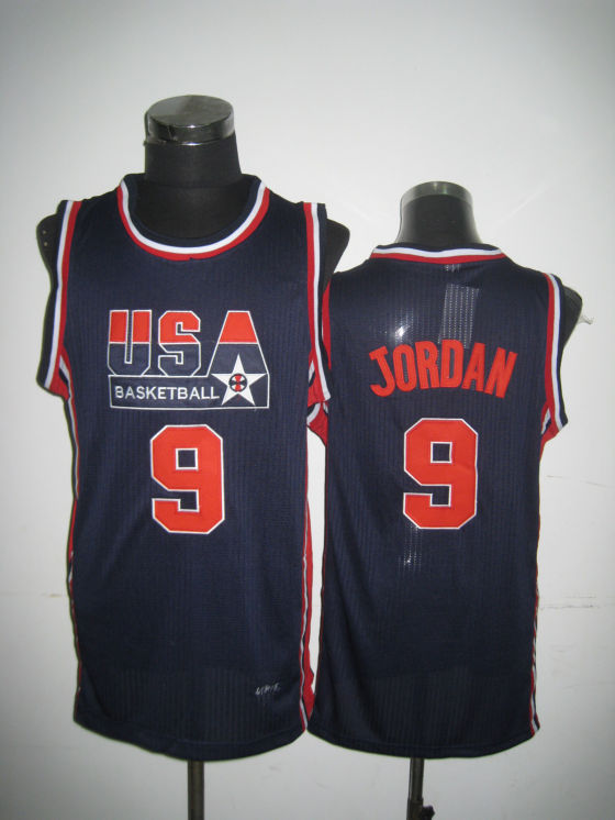 USA Basketball 1992 Dream Team 9 Michael Jordan Blue Jersey