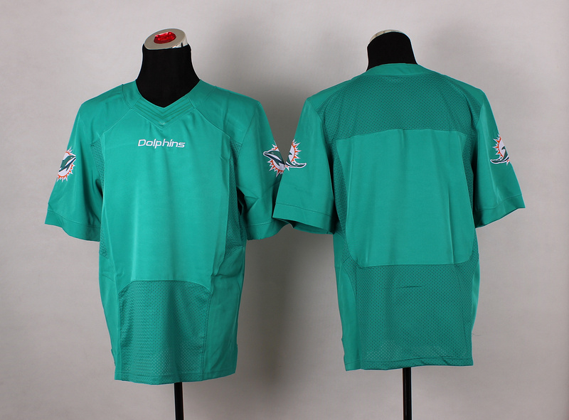 Nike Dolphins Blank Green New Elite Jersey