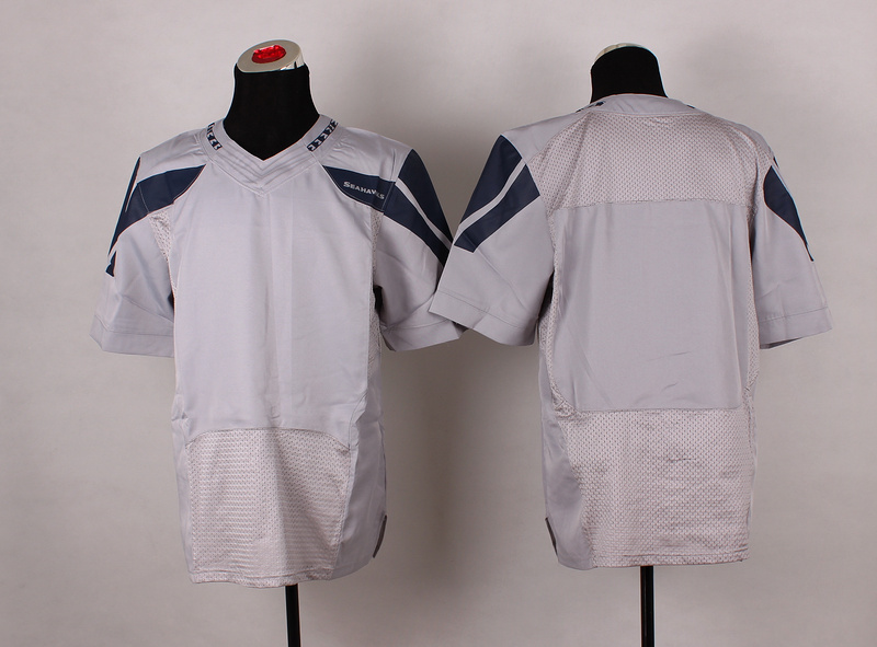 Nike Seahawks Blank Grey Elite Jerseys Nike Seahawks Blank Grey Elite Jerseys