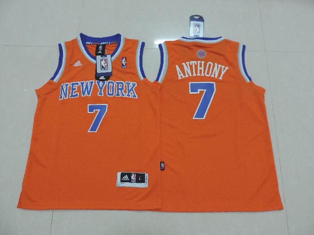 Knicks 7 Anthony Orange New Revolution 30 Youth Jersey