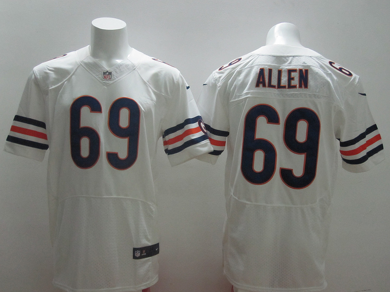 Nike Bears 69 Allen White Elite Jerseys