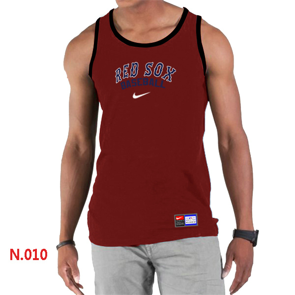 Nike Boston Red Sox Home Practice Men Tank Top Red