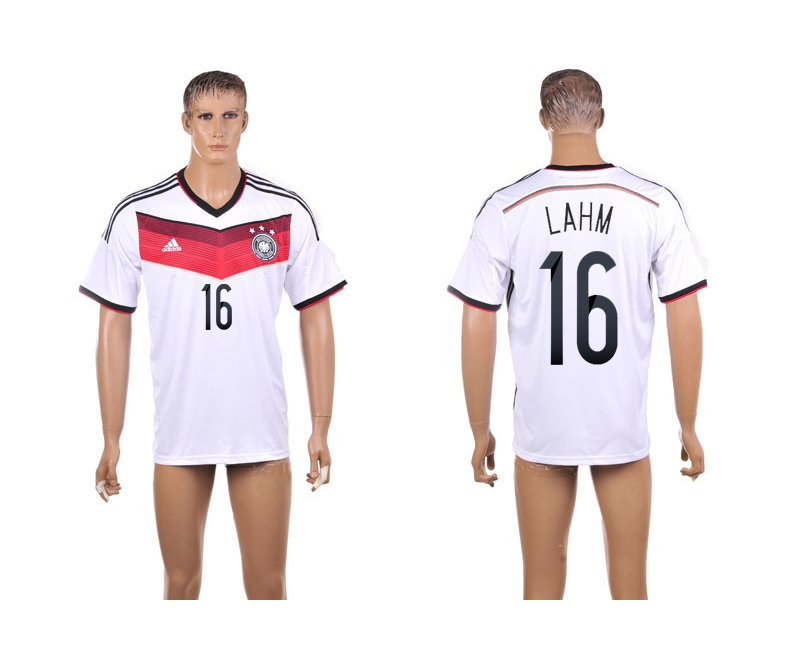 2014 World Cup Germany 16 Lahm Home Thailand Jerseys
