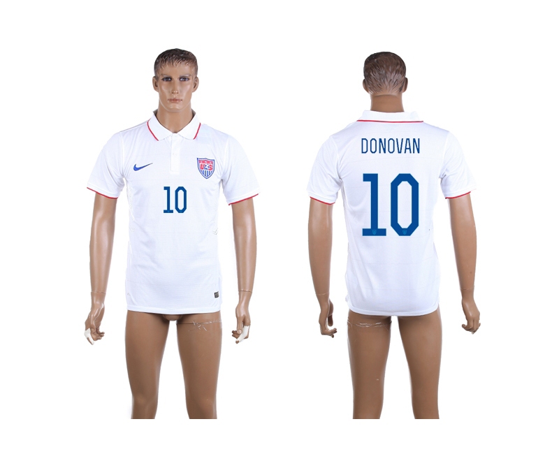 2014 World Cup USA 10 Donovan Home Thailand Jerseys