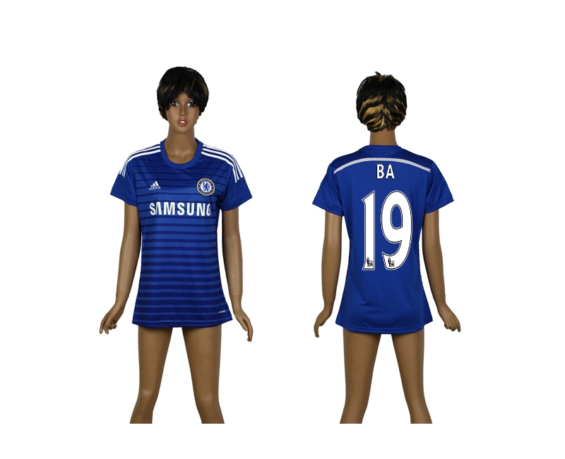 2014-15 Chelsea 19 Ba Home Thailand Women Soccer Jersey