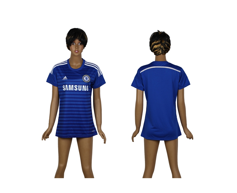 2014-15 Chelsea Home Thailand Women Soccer Jersey
