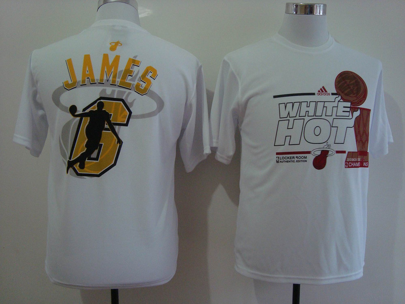 Heat 6 James White 2013 Champions Jerseys