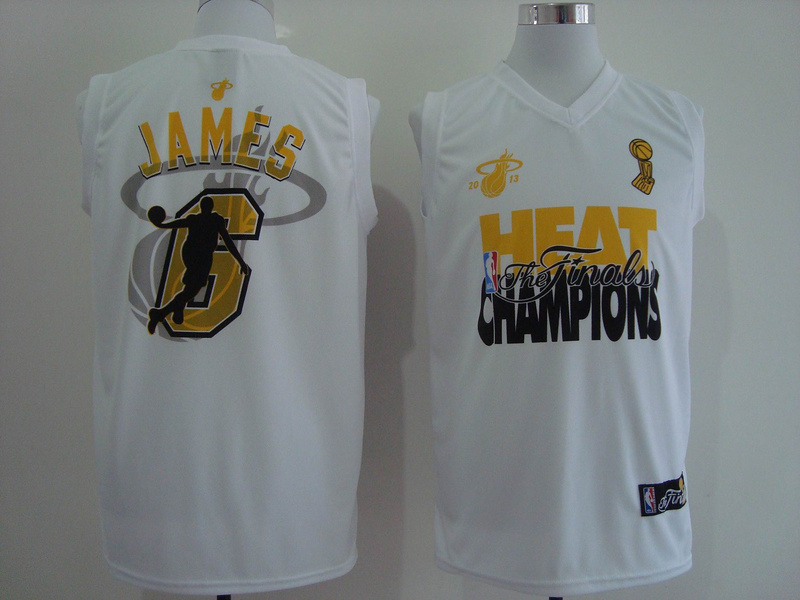 Heat 6 James White Champions Edition Jerseys
