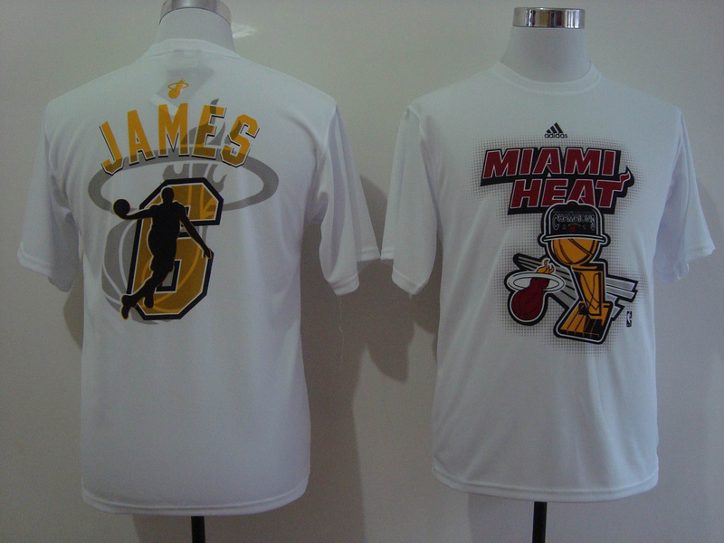 Miami Heat 6 James White Champions Edition Jerseys