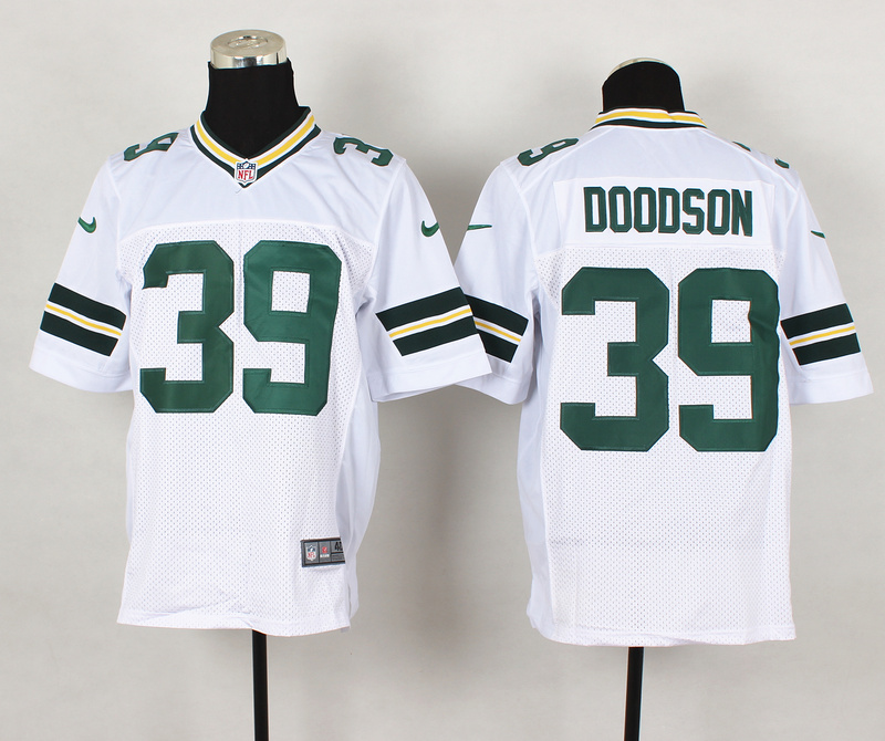 Nike Packers 39 Goodson White Elite Jersey