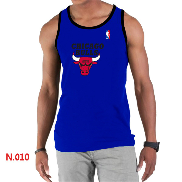 Chicago Bulls Big & Tall Primary Logo Men Blue Tank Top