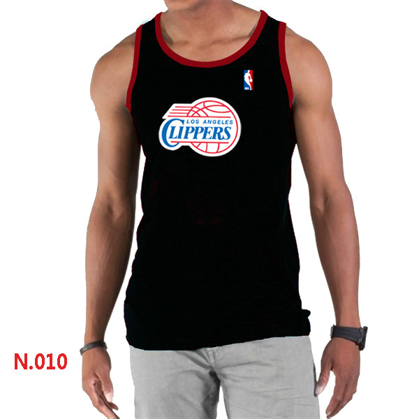 Los Angeles Clippers Big & Tall Primary Logo Men Black Tank Top