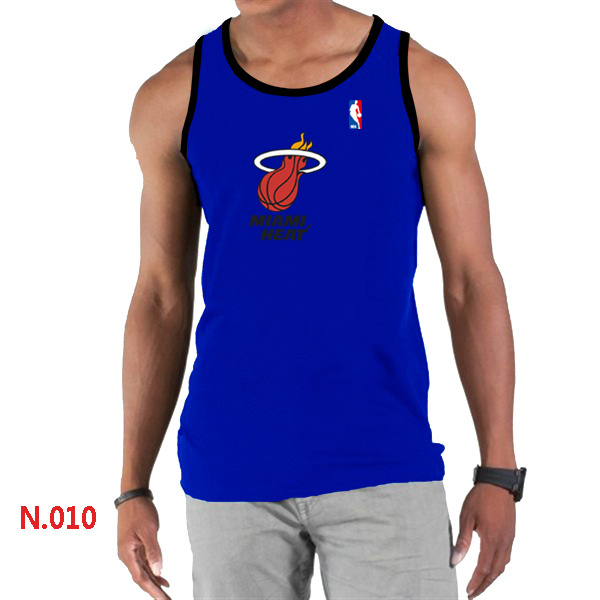 Miami Heat Big & Tall Primary Logo Men Blue Tank Top