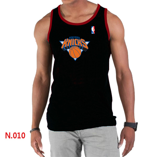 New York Knicks Big & Tall Primary Logo Men Black Tank Top