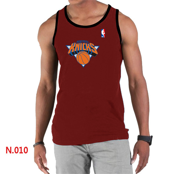 New York Knicks Big & Tall Primary Logo Men Red Tank Top