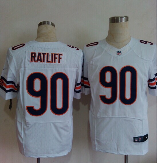 Nike Bears 90 Ratliff White Elite Jerseys