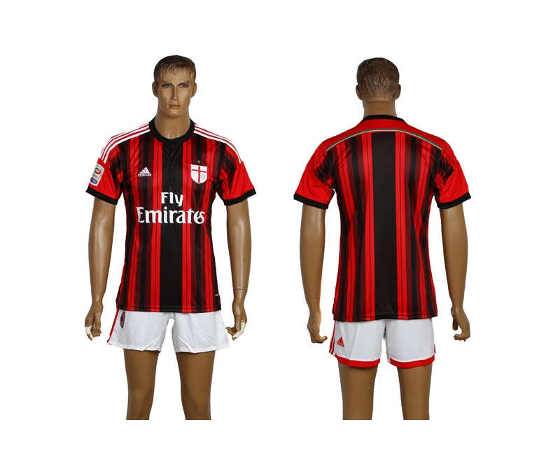 2014-15 AC Milan Home Soccer Jersey