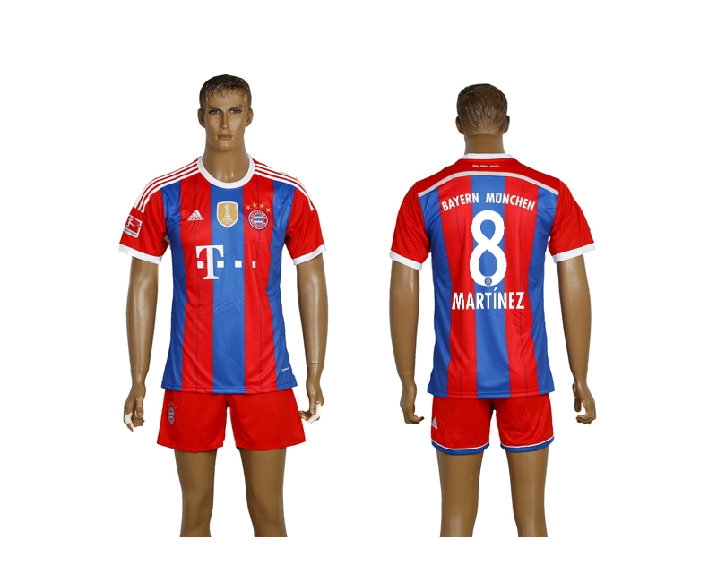 2014-15 Bayern Munchen 8 Martinez Home Soccer Jersey