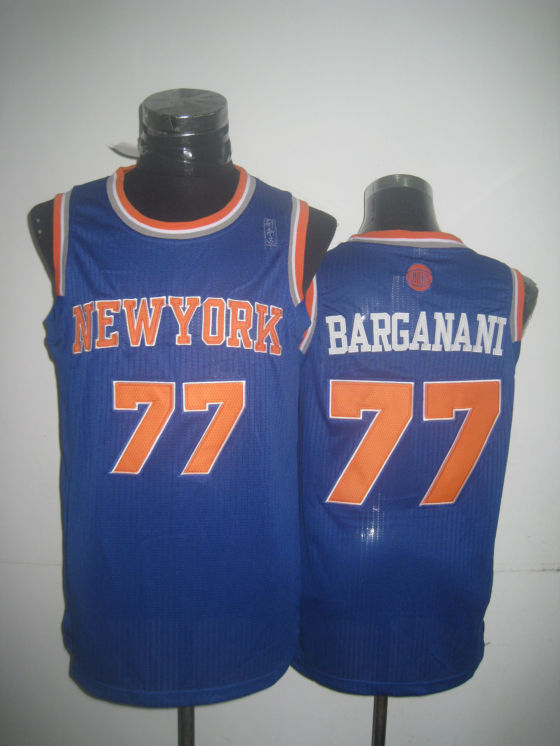 Knicks 77 Bargnani Blue New Revolution 30 Jerseys