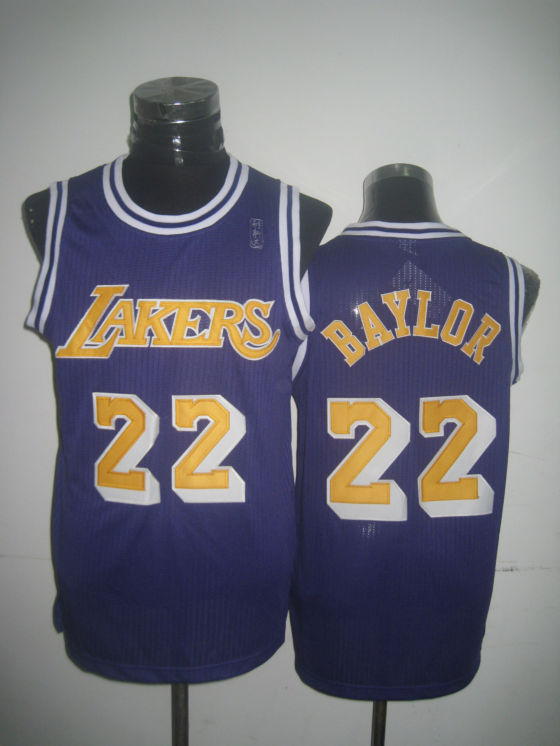 Lakers 22 Baylor Purple New Revolution 30 Jerseys