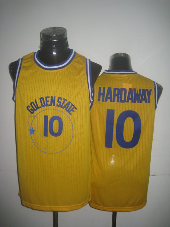 Warriors 10 Hardaway Gold New Revolution 30 Jerseys