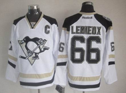 Penguins 66 Lemieux White 2014 Stadium Series Jerseys