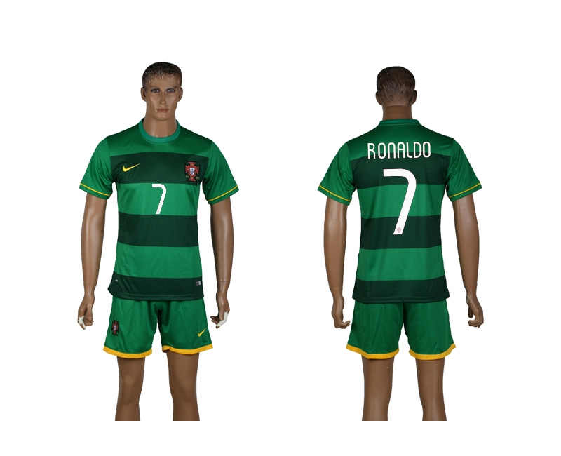 Portugal 7 Ronaldo 2014 World Cup Third Away Soccer Jersey