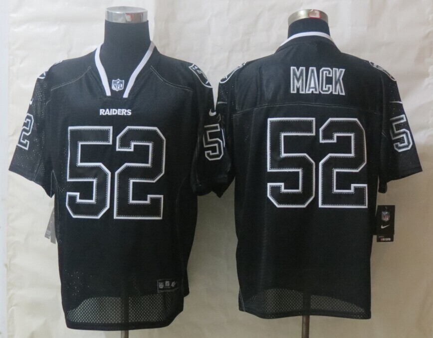 Nike Raiders 52 Mack Lights Out Black Elite Jerseys Nike Raiders 52 Mack Lights Out Black Elite Jerseys
