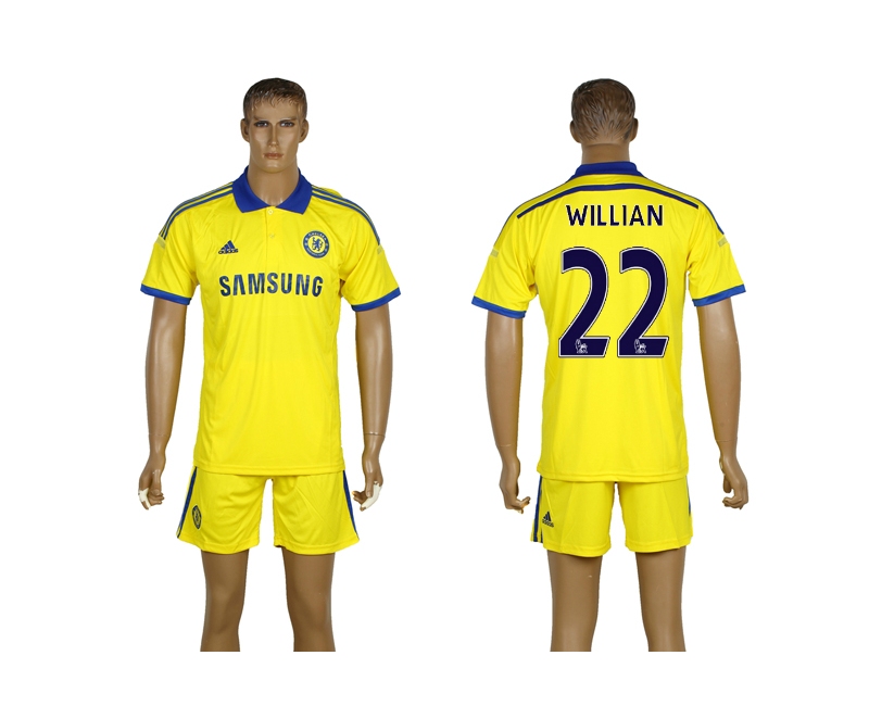 2014-15 Chelsea 22 Willian Away Soccer Jersey