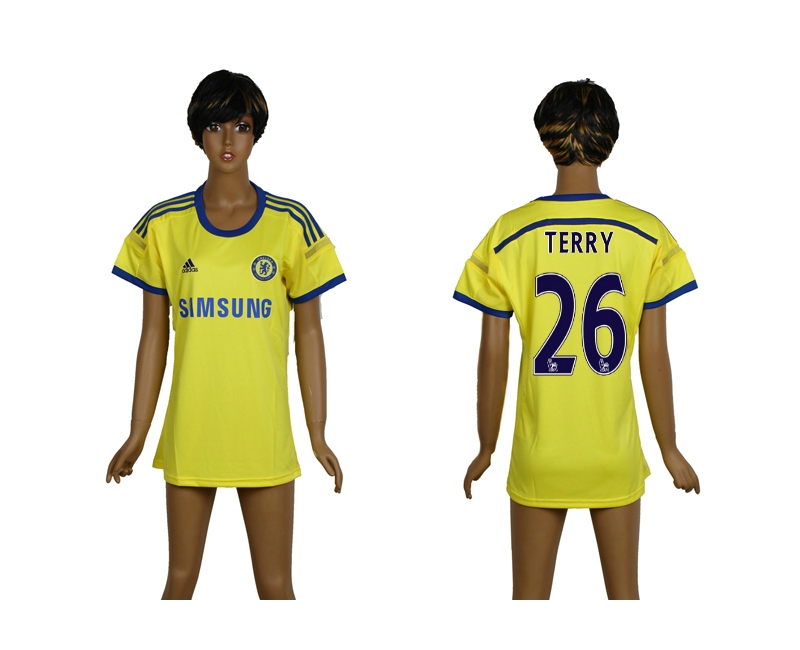 2014-15 Chelsea 26 Terry Away Women Thailand Jerseys