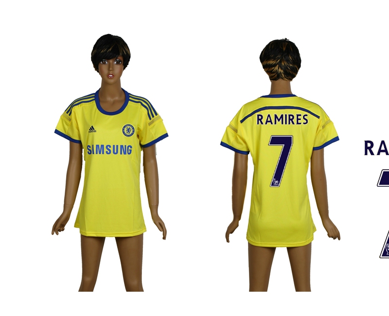 2014-15 Chelsea 7 Ramires Away Women Thailand Jerseys