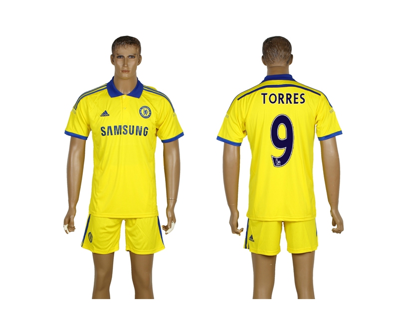 2014-15 Chelsea 9 Torres Away Soccer Jersey