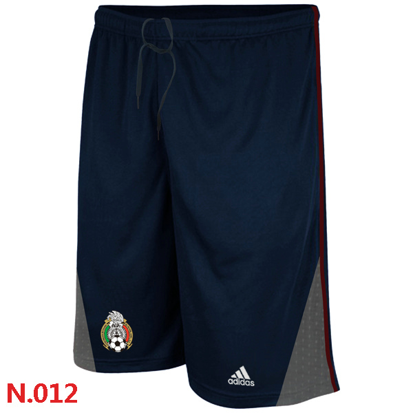 Adidas Mexico 2014 World Cup Soccer Performance Shorts D.Blue