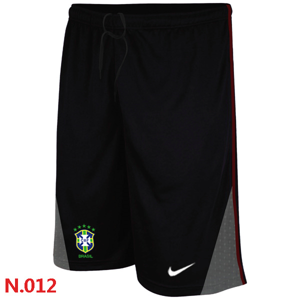 Nike Brazil 2014 World Cup Soccer Performance Shorts Black - Click Image to Close