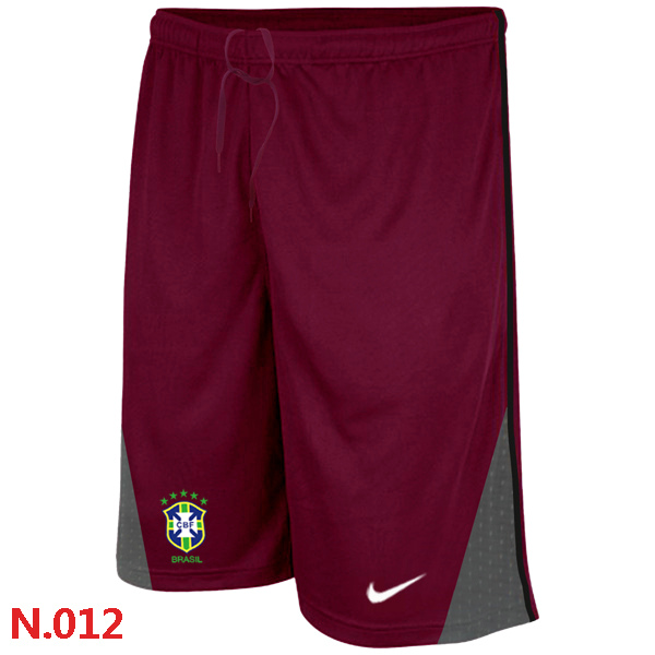 Nike Brazil 2014 World Cup Soccer Performance Shorts Red - Click Image to Close
