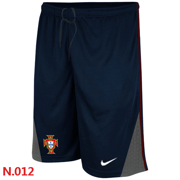 Nike Portugal 2014 World Cup Soccer Performance Shorts D.Blue