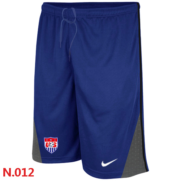 Nike USA 2014 World Cup Soccer Performance Shorts Blue