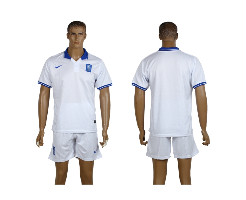 Greece 2014 World Cup Home Soccer Jersey