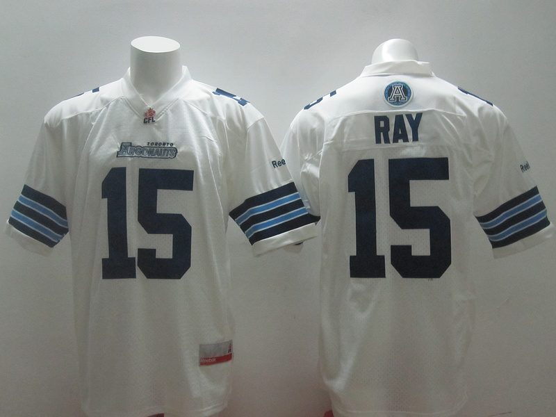 Reebok CFL Toronto Argonauts 15 Ray White Jerseys