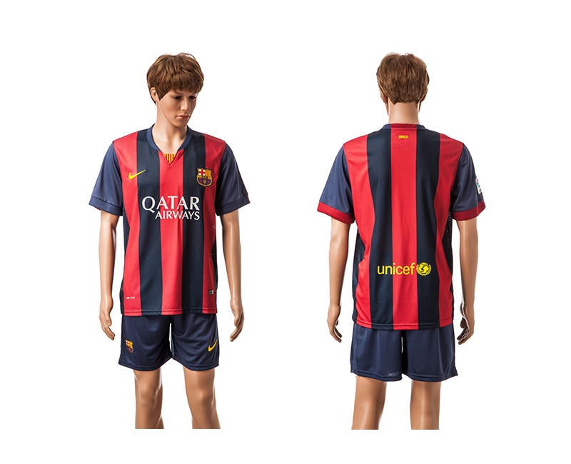 2014-15 Barcelona Home Soccer Jersey