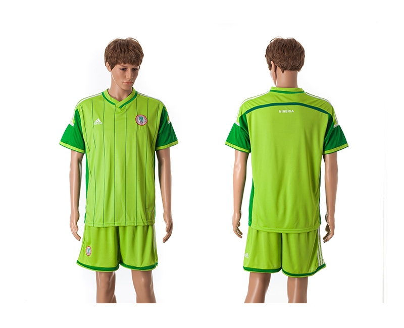 Nigeria 2014 World Cup Home Soccer Jersey