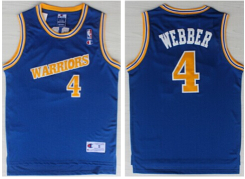 Warriors 4 Webber Blue New Revolution 30 Jerseys